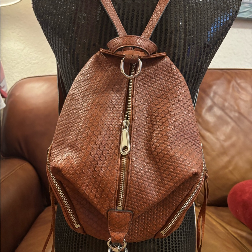 Rebecca Minkoff Julian Backpack purse in Acorn LNWOT